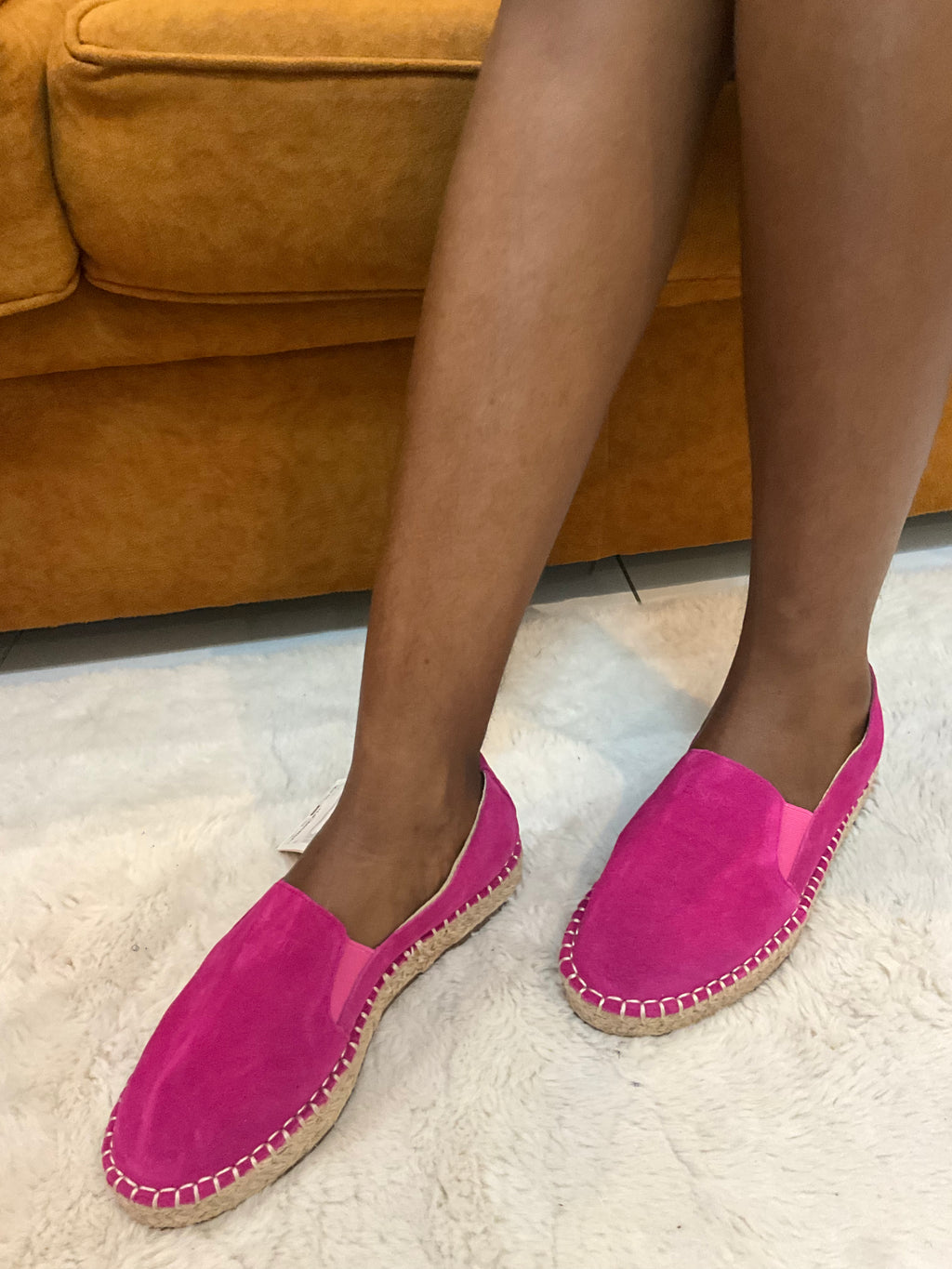 Espadrilles "Femme Rose Fuchsia en Daim"