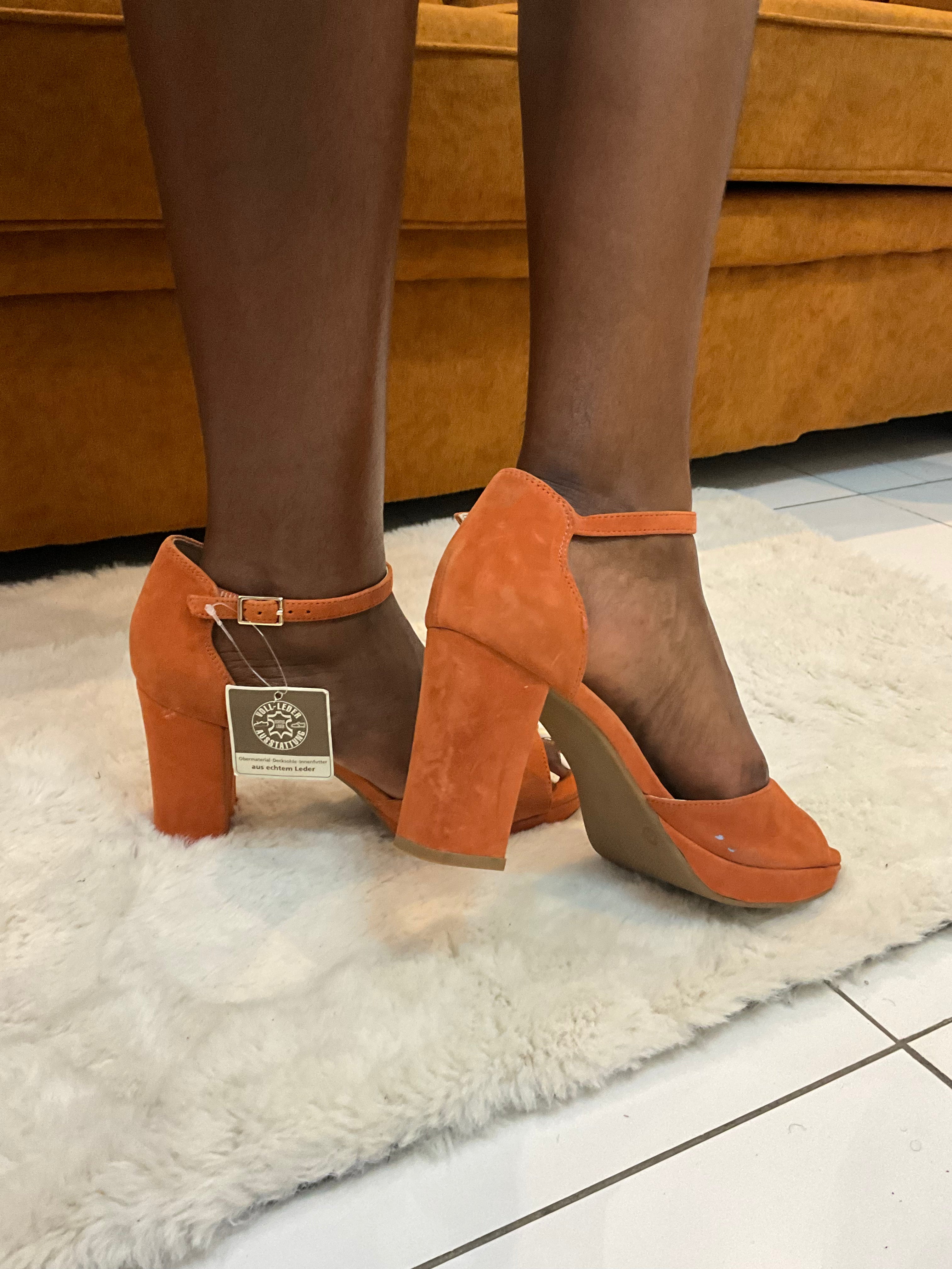 Escarpins “Caramel d’Été”